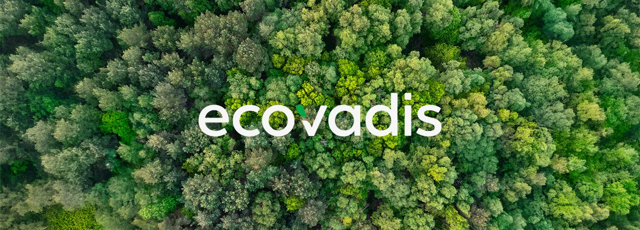 Trees with logo Ecovadis 
