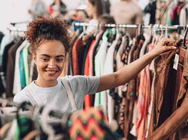 Woman shopping