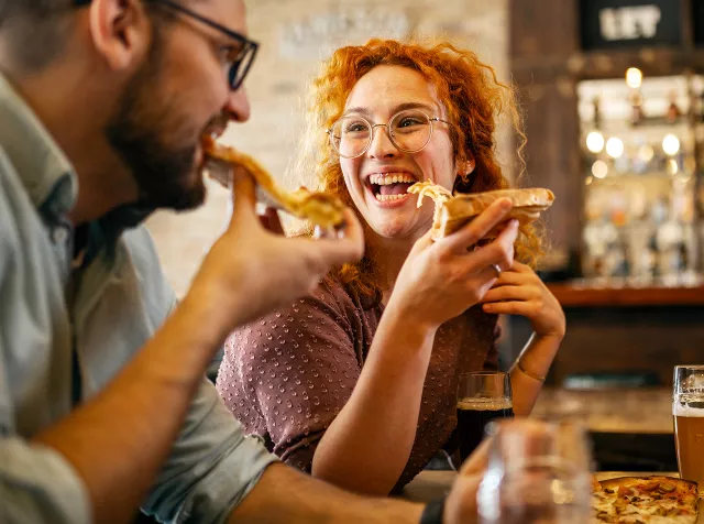 Woman eating