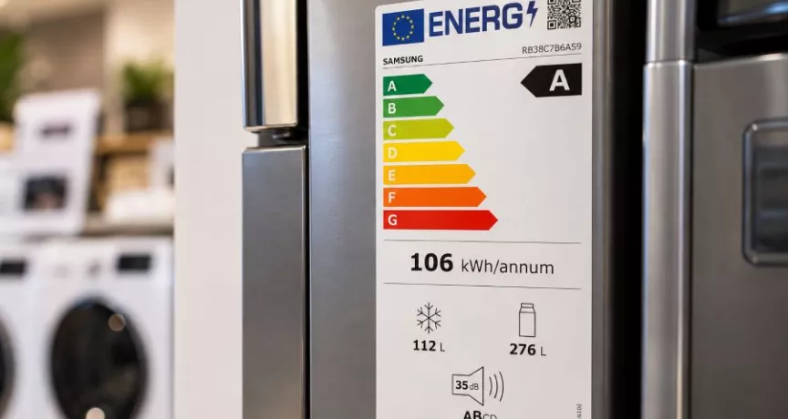 Energiezuinige koelkast met Europees energielabel A, te koop met ecocheques