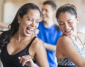 Women dancing