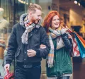 Shopping couple
