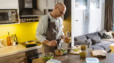 Man cooking