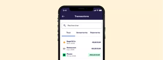 Transaction page