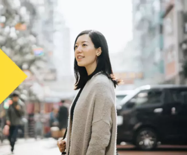 Women walking in the street